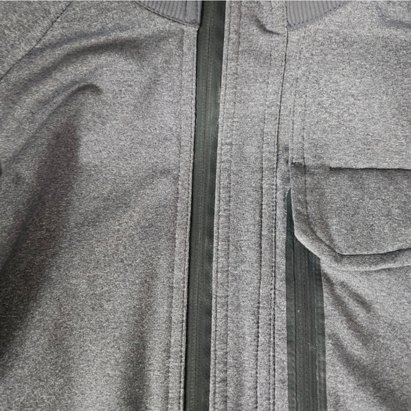Lululemon Grey Luon Vent Tech Full Zip Jacket Size S - Picture 9 of 9